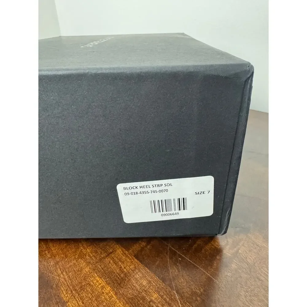 Strappy Block Heel Sandals, White, Size 7 - Gabrielle Union x FTF - Picture 10 of 11